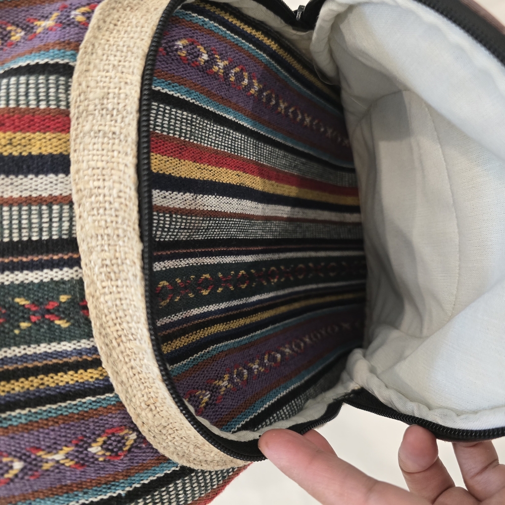 Hand Crafted Multicolor Backpack - image 5